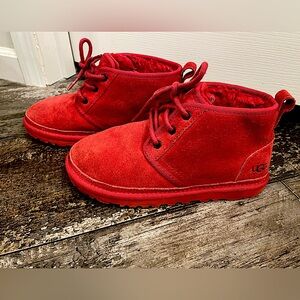 UGG Kids Vibrant Red Boots